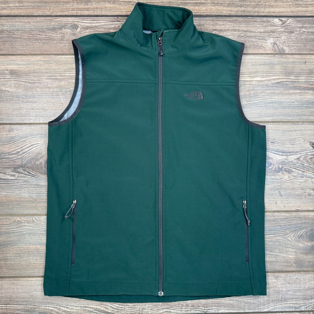 The North Face Forest Green Softshell Vest